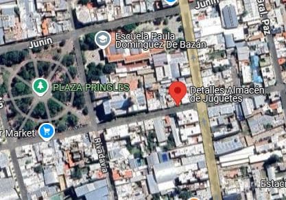 Fachada de la Juguetería en el centro de San Luis