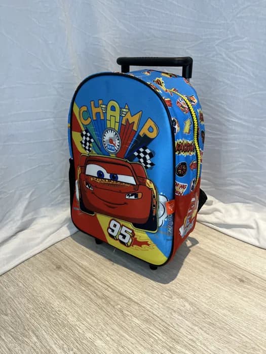 Mochila Cars Chica con Carro para Jardín