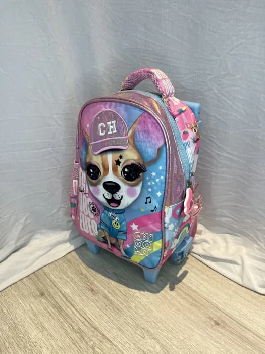 Mochila Perrita Chica con Carro para Jardín