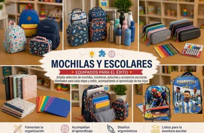 Mochilas y Escolares