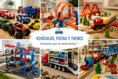 Vehículos, Pistas y Trenes